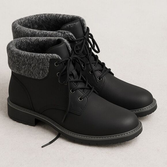 Cliffs by WHITE MOUNTAIN Shoes - Cliffs by White Mountain Women’s Elinor Black Lace-Up Boots